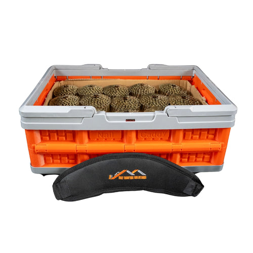 Nail Caddy (Complete) includes cover, non-slip base and pins to secure non-slip base AND THE PADDED STRAP.