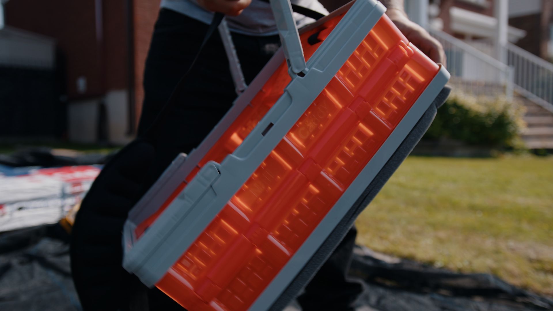 Nail Caddy (Complete) includes cover, non-slip base and pins to secure non-slip base AND THE PADDED STRAP.